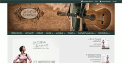 Desktop Screenshot of lacuevadelosflamencos.com